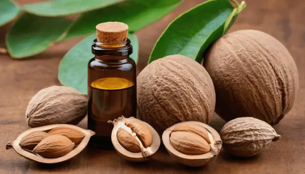 Nutmeg Oil for Digestion: What Research Says About Nausea, Gas and Bloating 2 nutmeg oil in bottle