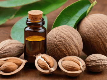 nutmeg oil in bottle